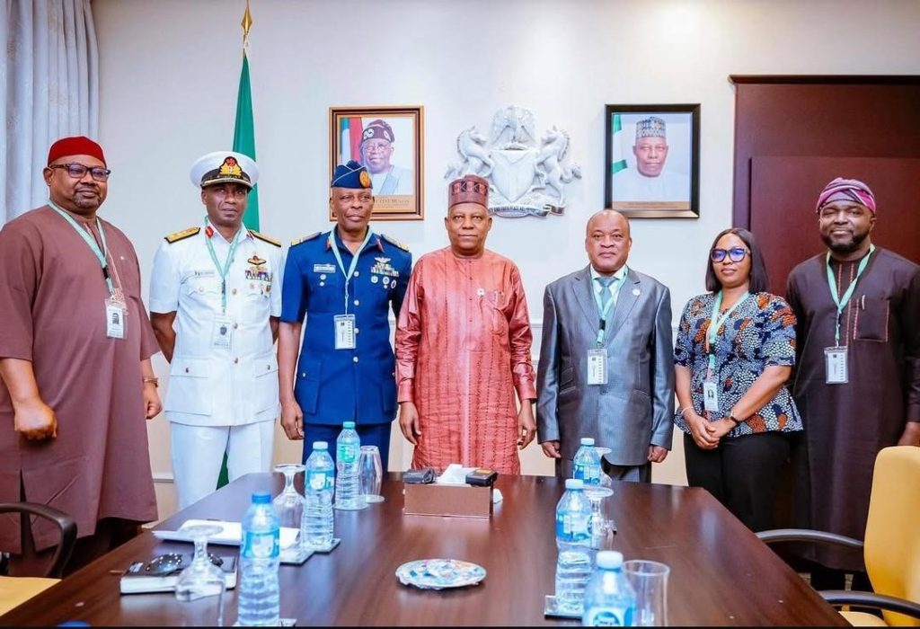 Stratégie maritime intégrée 2050 : La délégation de la Commission du golfe de Guinée en audience avec le vice-président du Nigeria