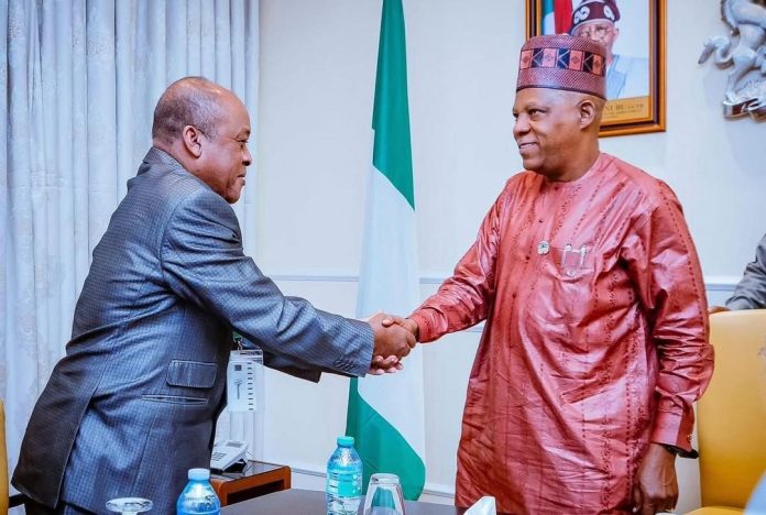 Stratégie maritime intégrée 2050 : La délégation de la Commission du golfe de Guinée en audience avec le vice-président du Nigeria